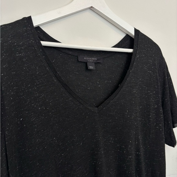 ALLSAINTS Black Vneck - Picture 1 of 5